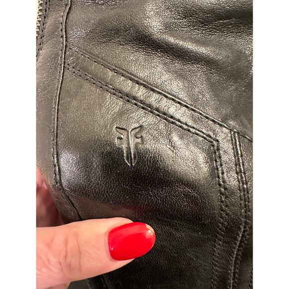 Frye Carson Wedge Bootie’s - Size 11 - Black Leather - Picture 8 of 8